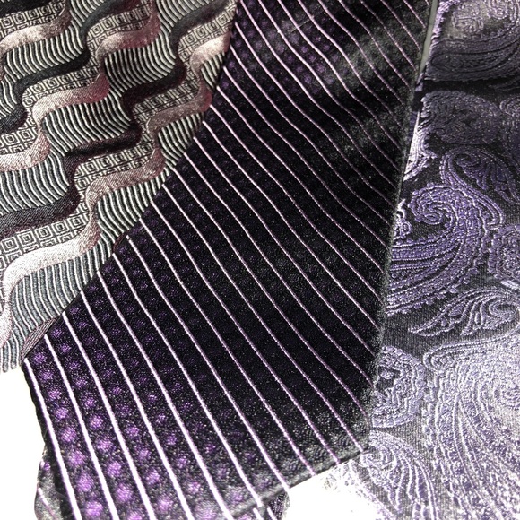 Purple pattern Neck ties. - Picture 3 of 7